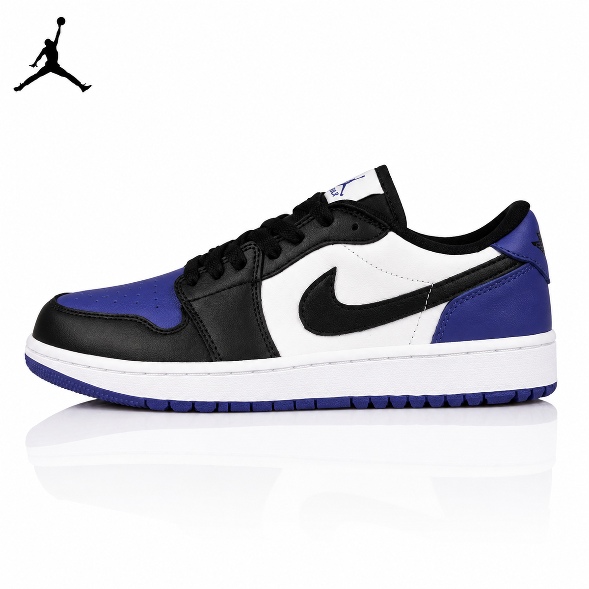 Air Jordan 1 Low Dark Concord Black/White/Blue Unisex Sneakers DD9315-102