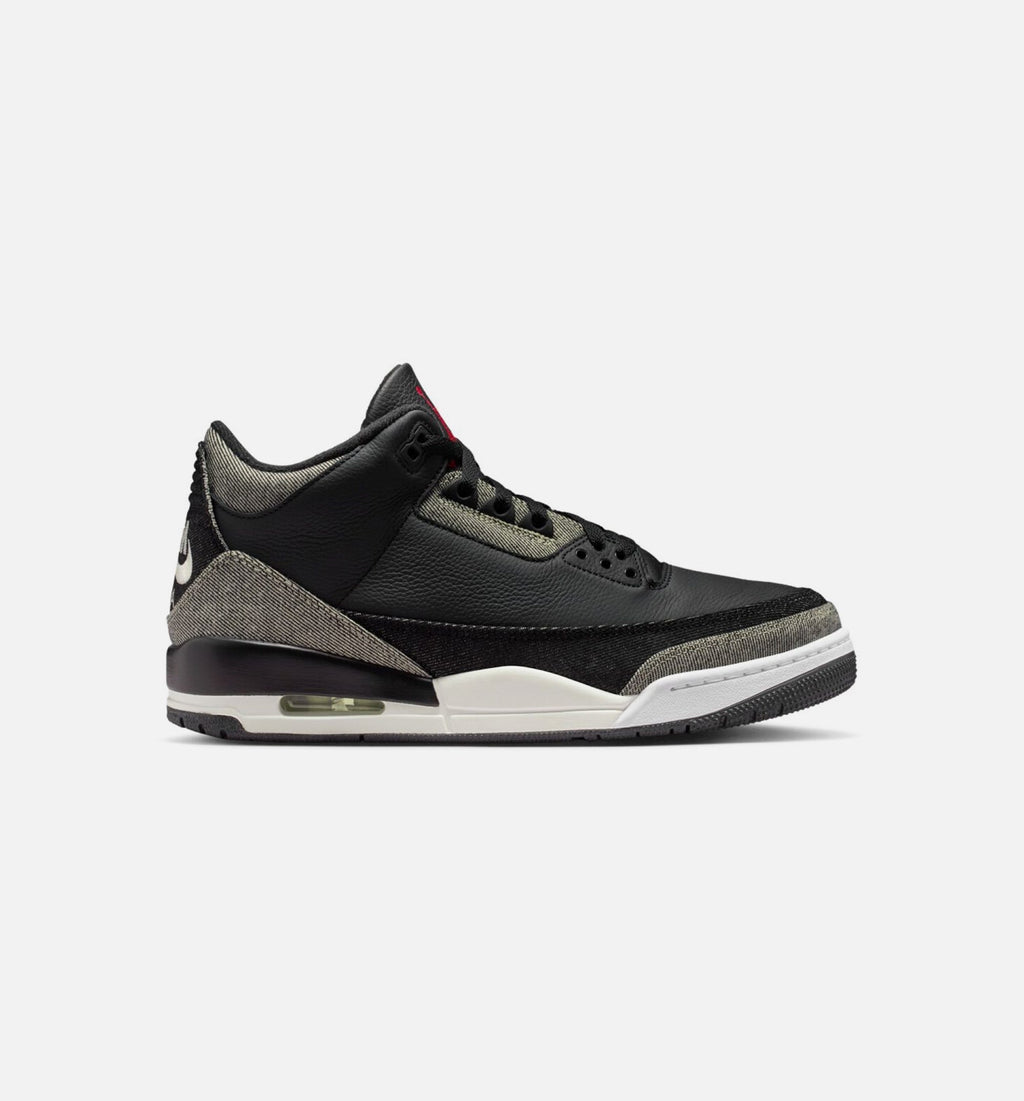 Air Jordan 3 x Levi's "Black and White" Men's Shoe – Denim/Black/Gym Red