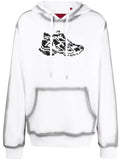 Mostly Heard Rarely Seen 8-Bit Runner graphic-print cotton hoodie