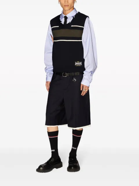 AMBUSH distressed wool vest
