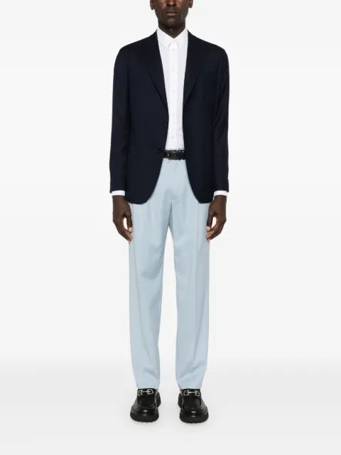 Boglioli textured finish single-breasted blazer
