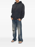 MISBHV graphic-print distressed cotton hoodie