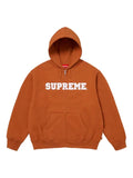 Supreme zip-up "Rust" hoodie