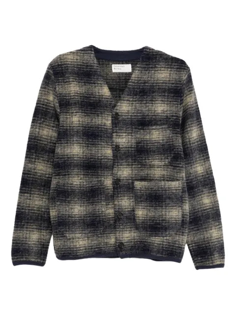 Universal Works plaid cardigan