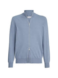 Brunello Cucinelli cashmere turtleneck cardigan with zipper