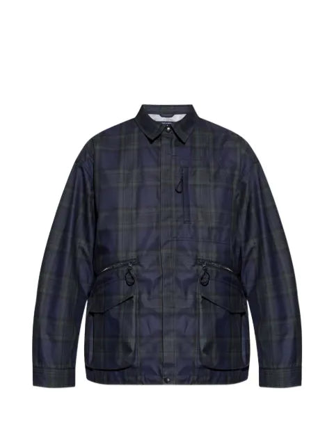 Comme des Garçons Homme tartan-check zip-up jacket