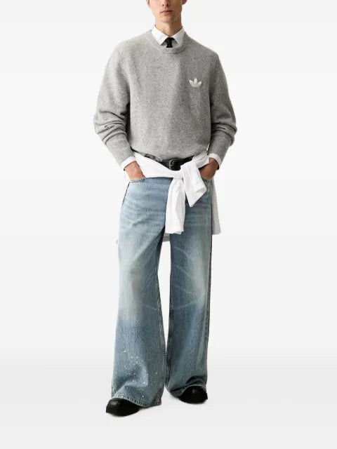 adidas Trefoil Essentials fully knit sweater
