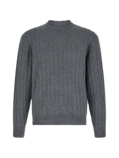 BOSS textured-knit cotton sweater