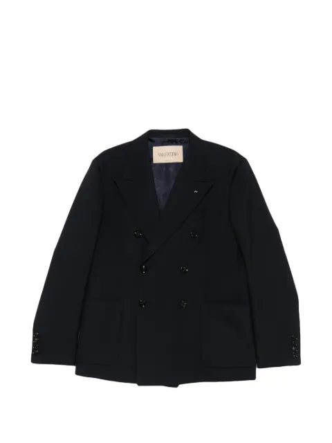 Valentino Garavani double-breasted peak-lapels jacket
