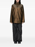 Rains hooded press-stud jacket