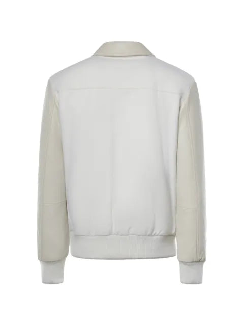Eleventy panelled press-stud jacket