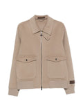 ON THE BUND zip-up flap-pocket jacket