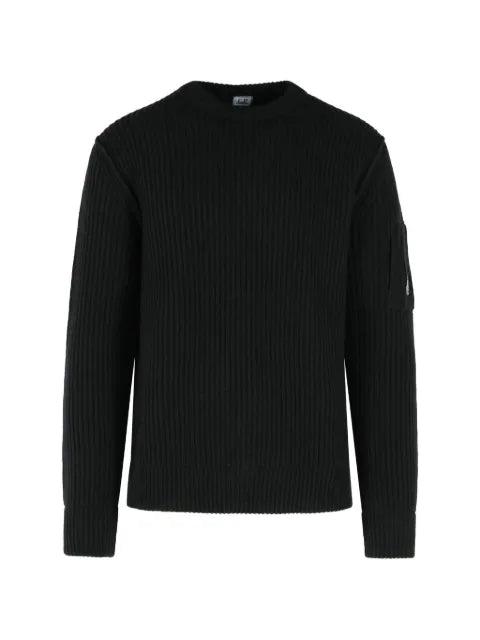 C.P. Company Lens-detail ribbed-knit sweater