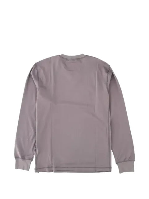 Diesel logo-plaque long-sleeved sweater
