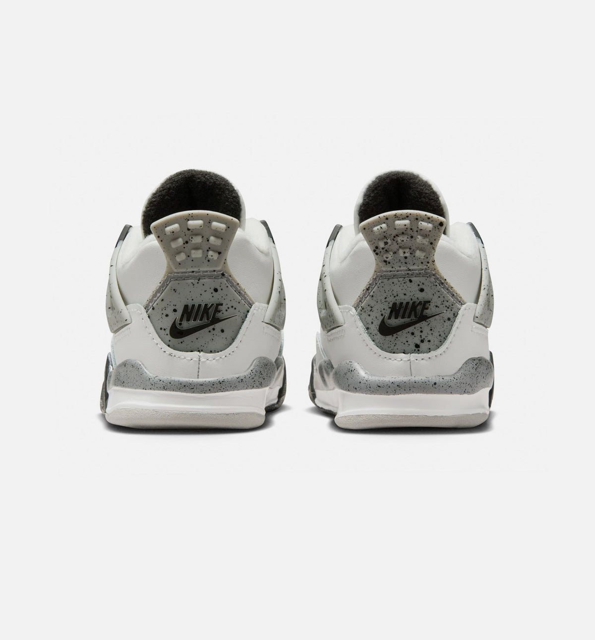 Air Jordan 4 Retro White Cement – Infant/Toddler Lifestyle Shoe in Summit White/Fire Red/Cement Grey/Black
