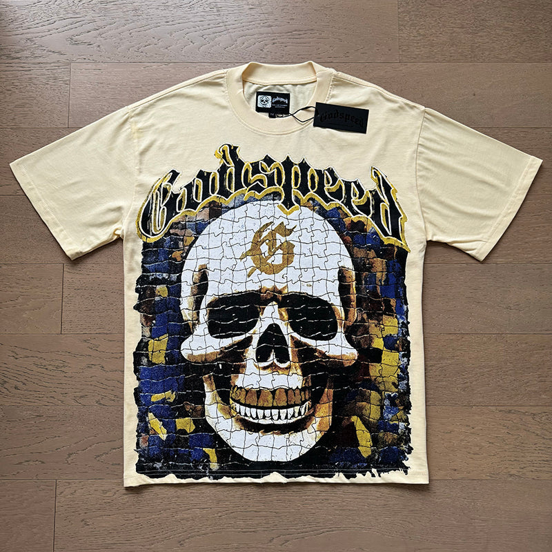 Godspeed T-Shirt Retro Fantasy Pattern