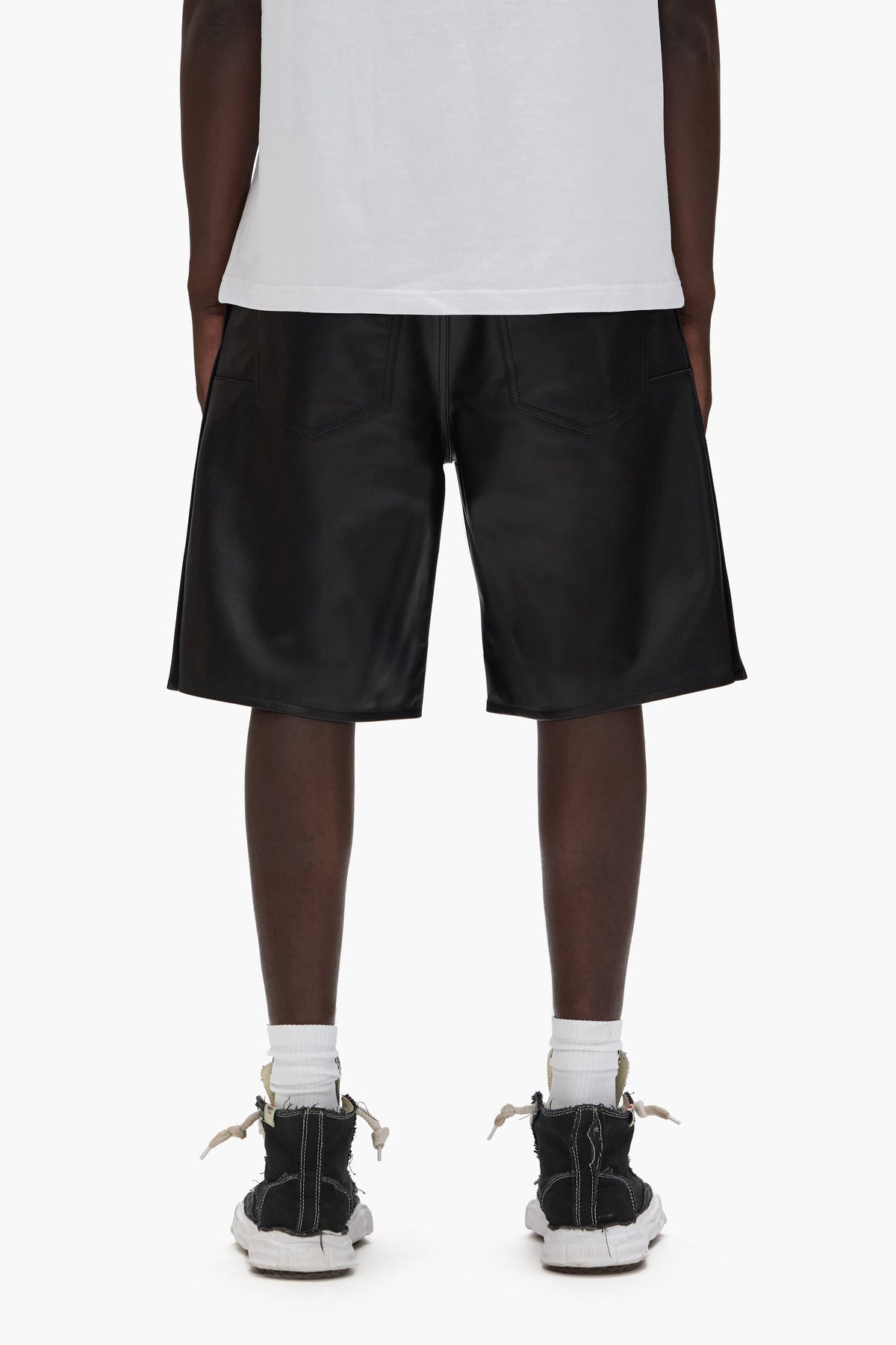Leather Tearaway Shorts