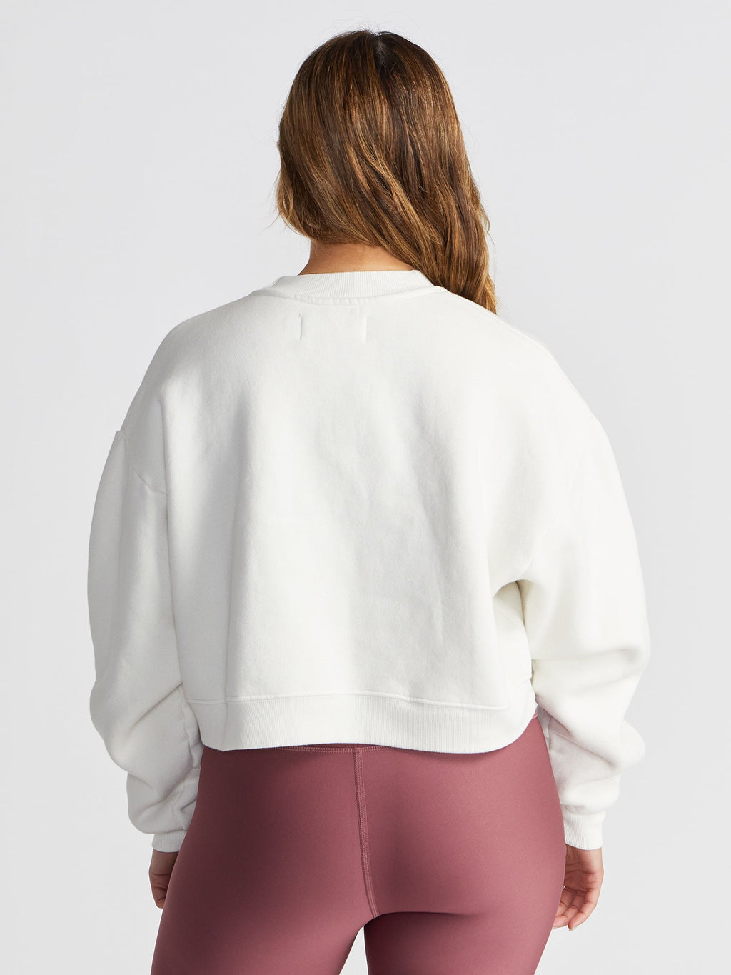 PERRY CROP IVORY CREW