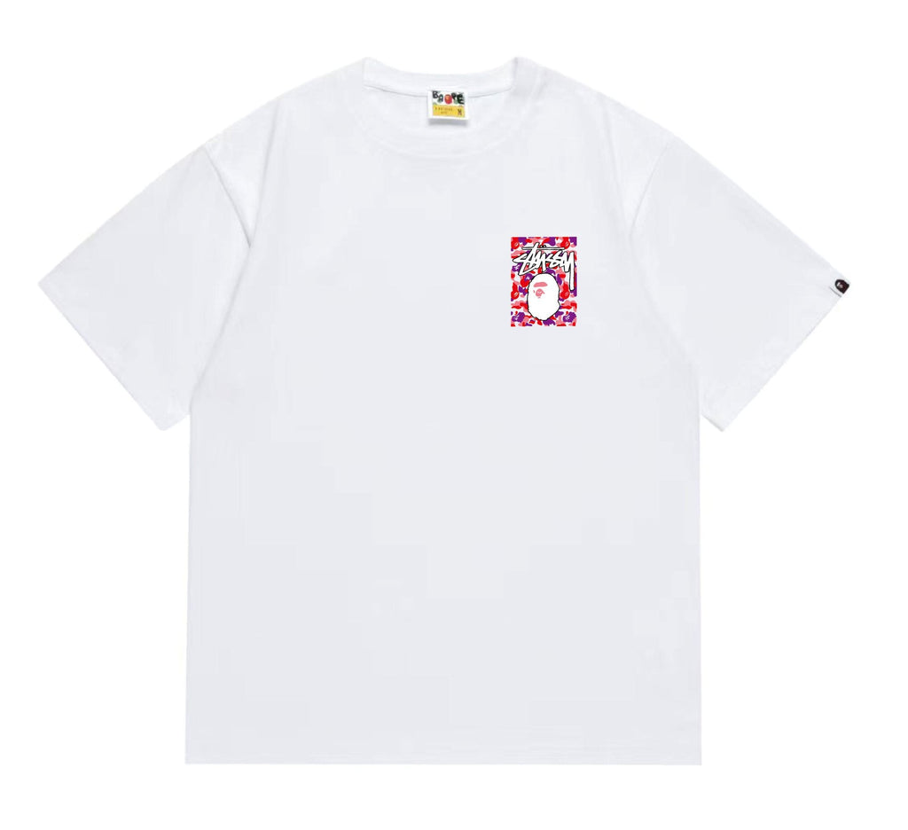 BAPE Warm Camo Ape Graphic Short-Sleeve T-Shirt
