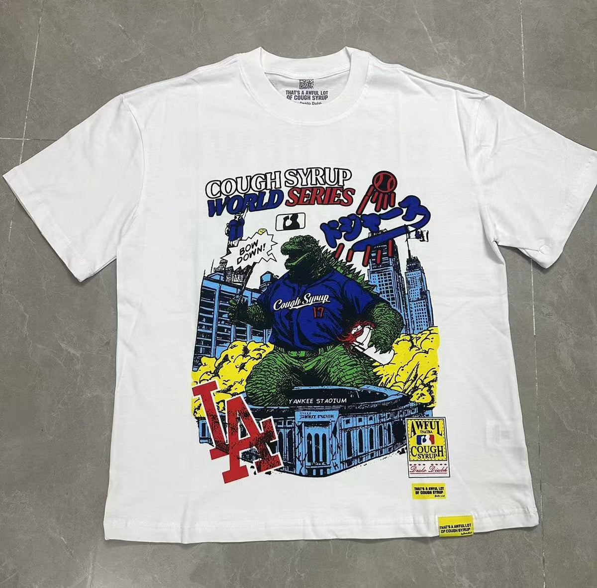 THAT'S A AWFUL LOT OF COUGH SYRUP Baseball Graphic T-Shirt