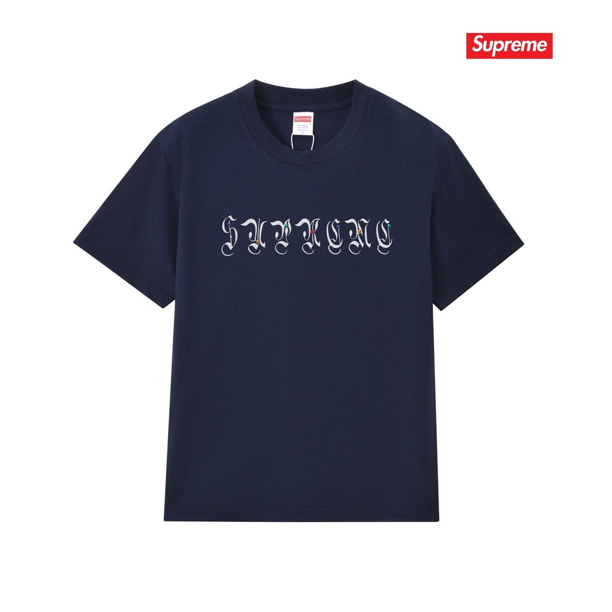 Supreme Gothic Wordmark Short-Sleeve T-Shirt