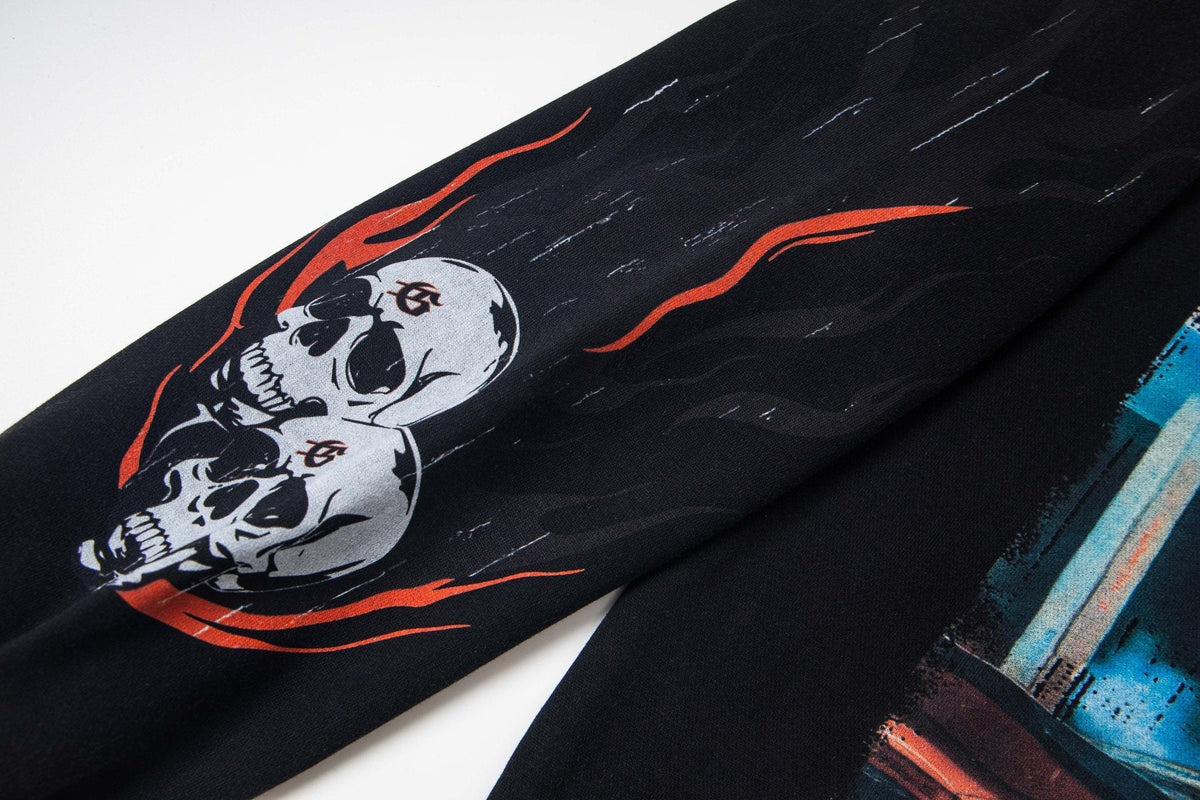 Godspeed Out of Many One Car Graphic Hoodie
