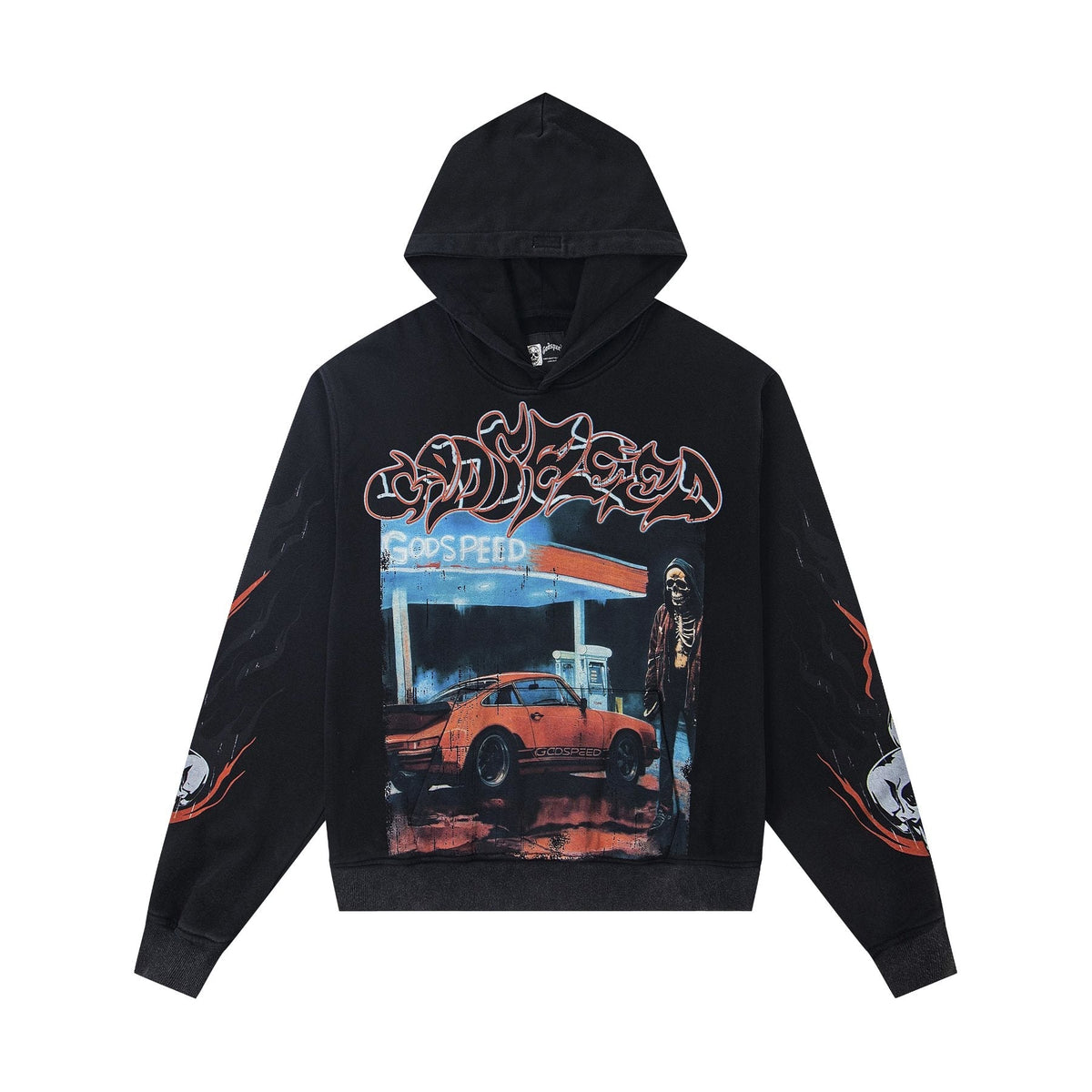 Godspeed Out of Many One Car Graphic Hoodie