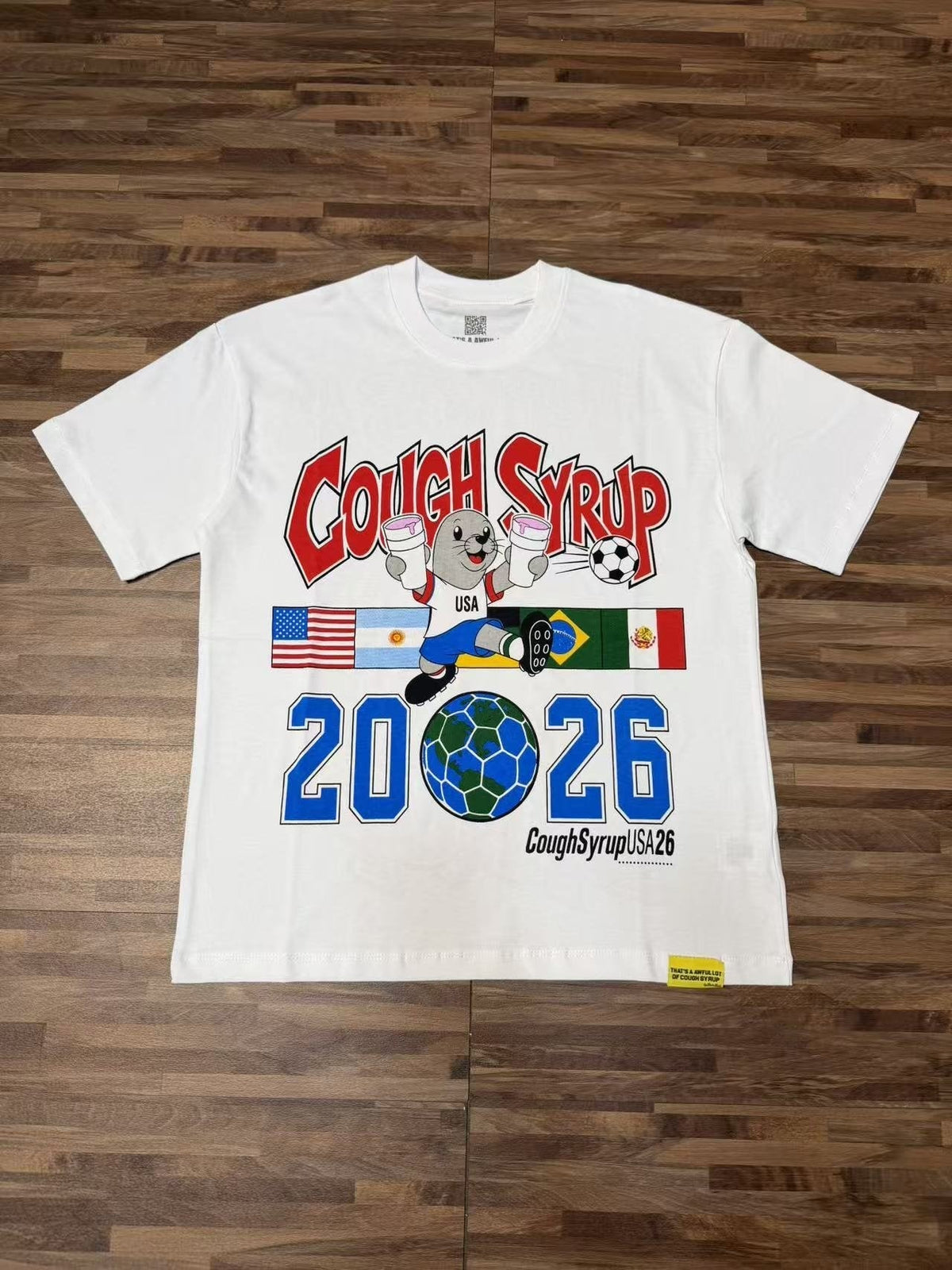 THAT'S A AWFUL LOT OF COUGH SYRUP Soccer Graphic T-Shirt