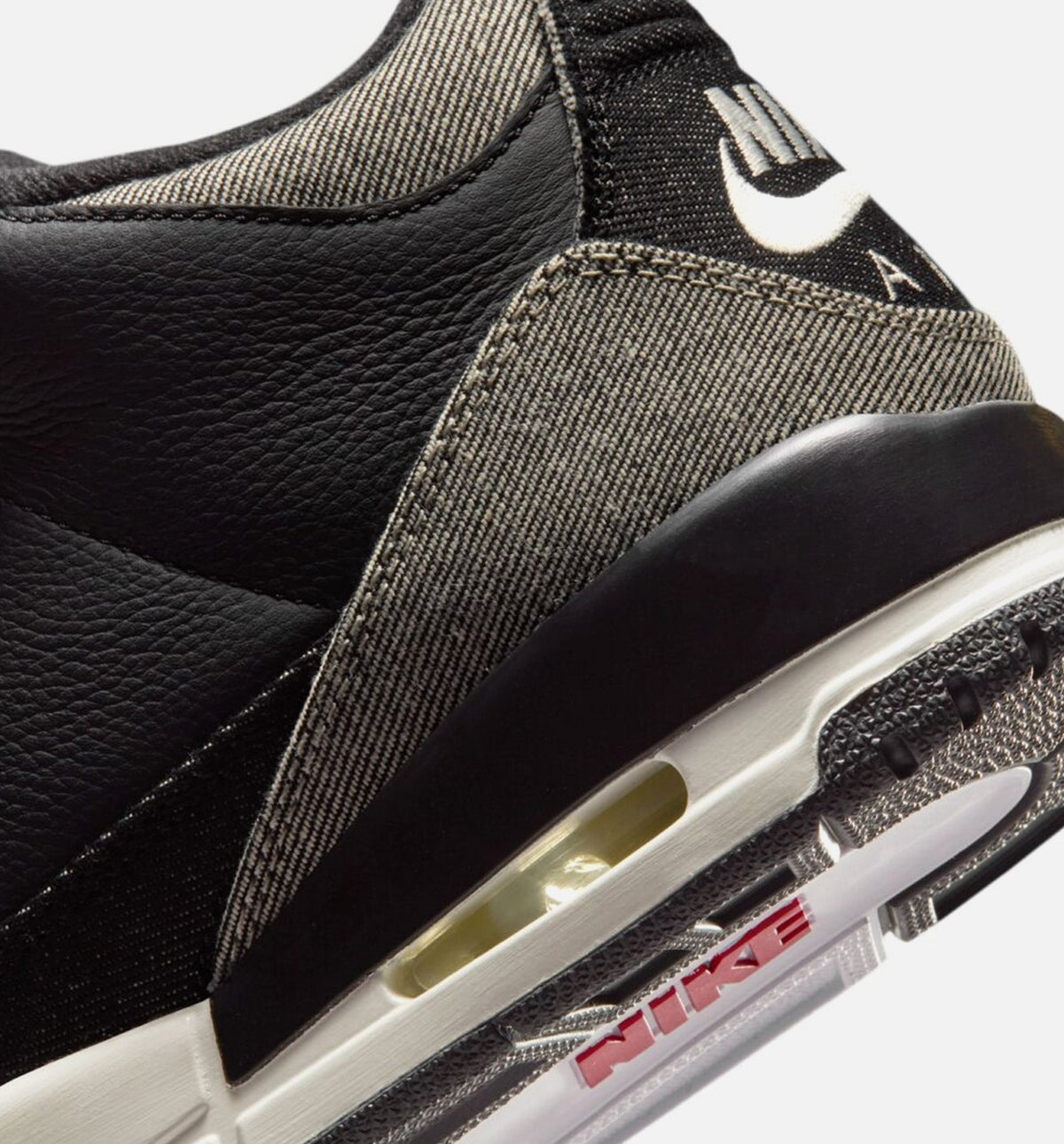 Air Jordan 3 x Levi's "Black and White" Men's Shoe – Denim/Black/Gym Red