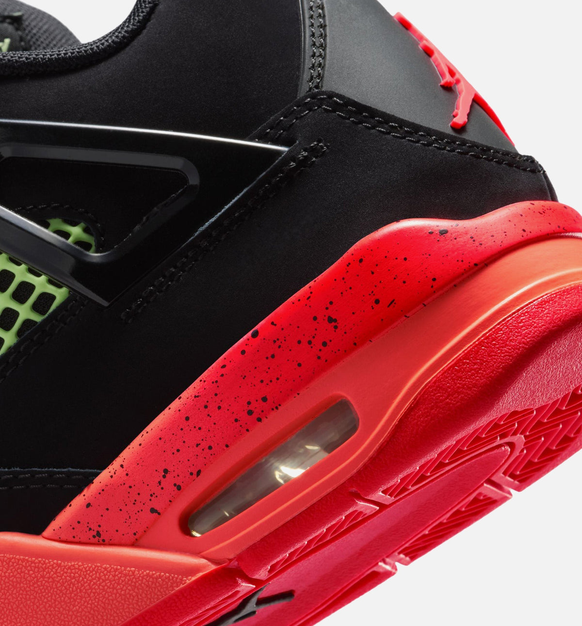 Air Jordan 4 Retro Black Infrared 23 – Grade School Lifestyle Shoe in Black/Infrared 23/Bright Mango
