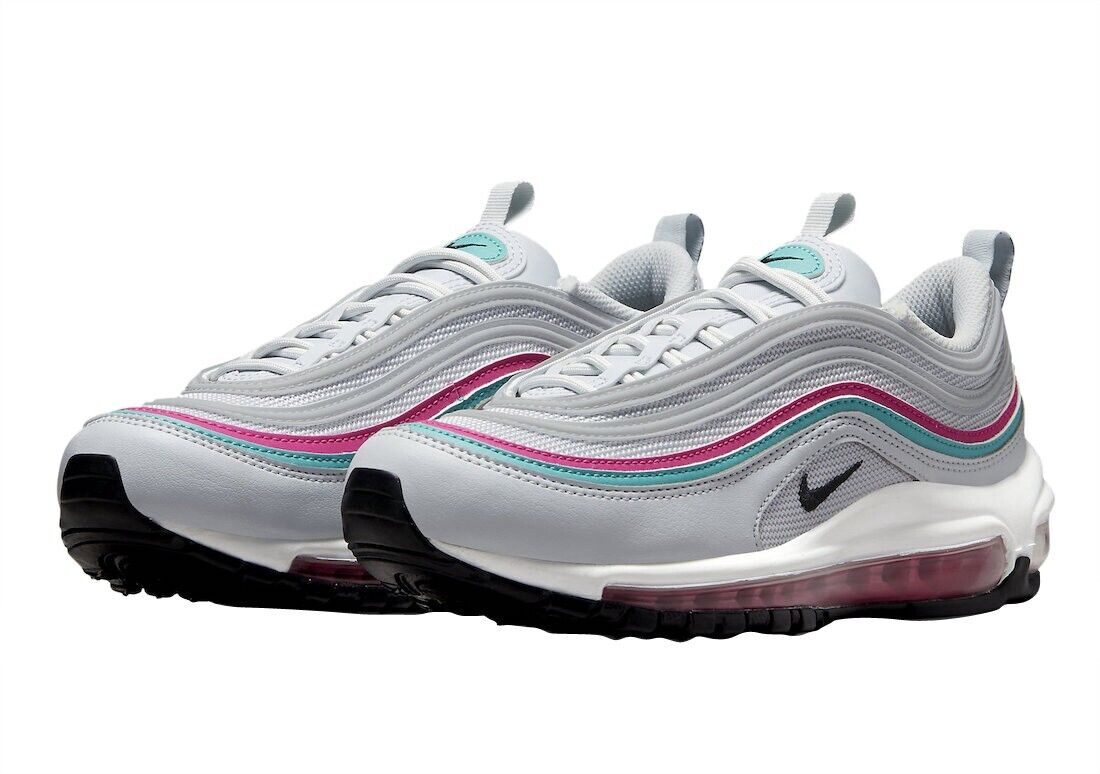 Women's Nike Air Max 97 Pure Platinum/Black-Pink Prime (DH5093 001)