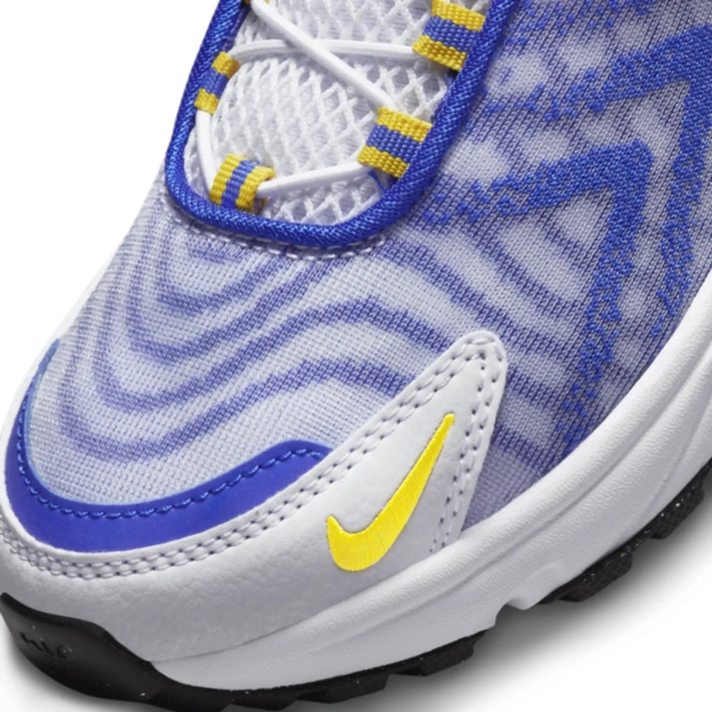 Little Kid's Nike Air Max TW White/Speed Yellow-Racer Blue (DQ0297 100)
