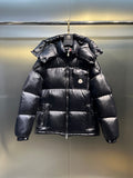 Moncler Maya Rainbow Stripe Down Jacket