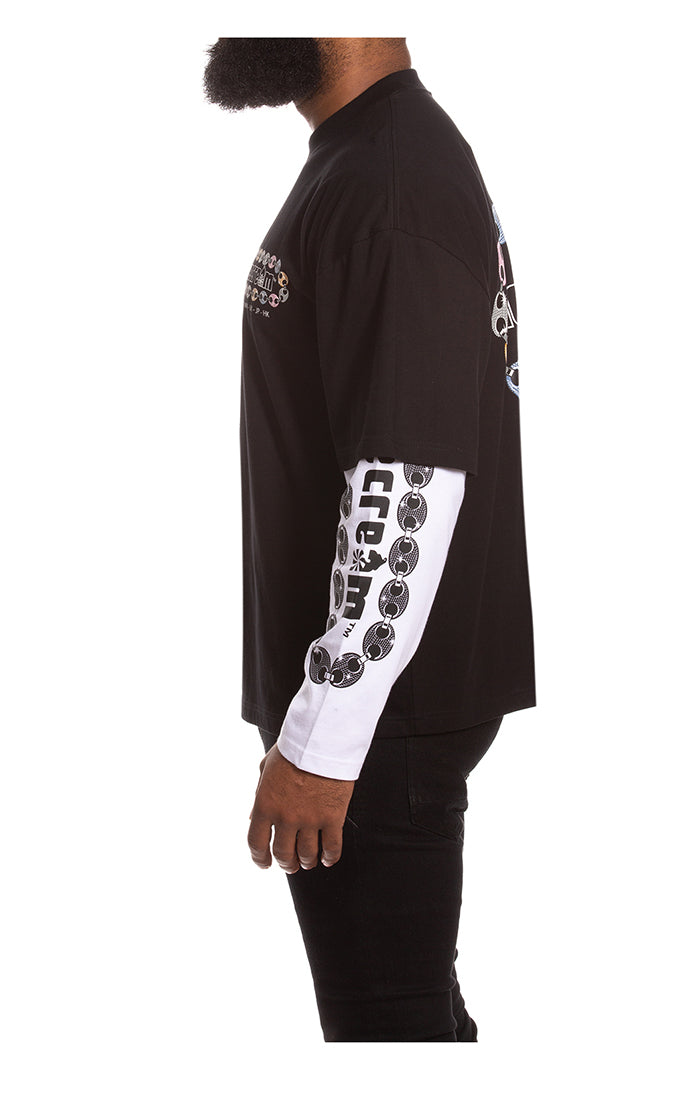 Icecream Jupiter Long Sleeve Boxy Fit Tee