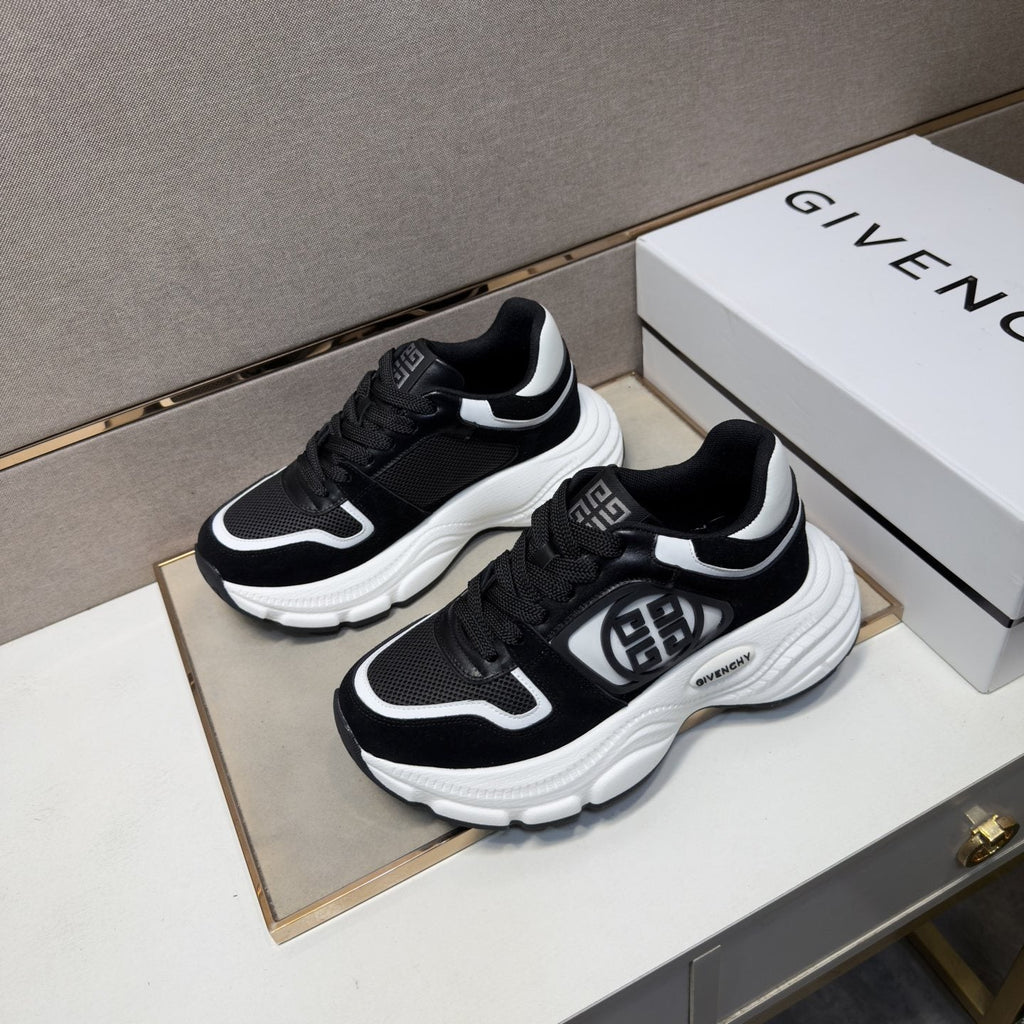 Givenchy Black and White Low-Top Sneakers