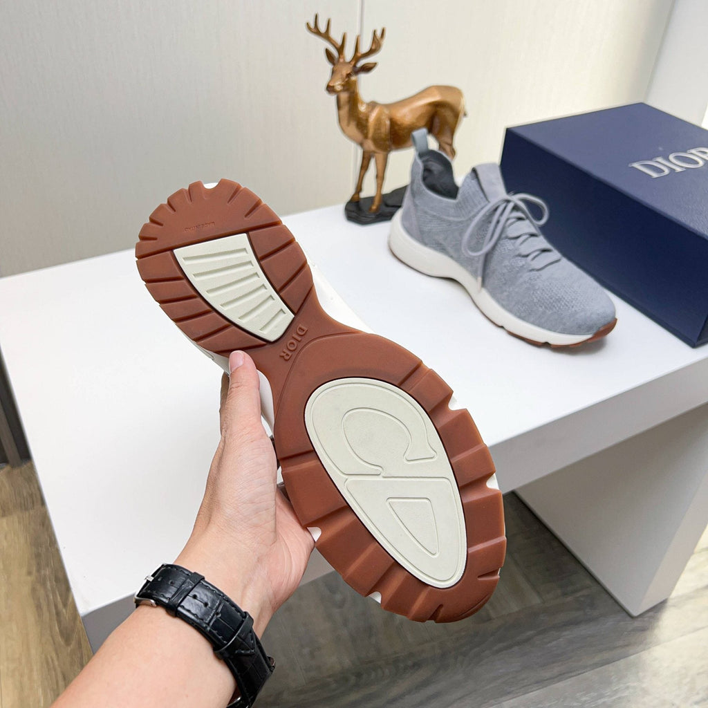 Dior Knit Lace-Up Sneakers